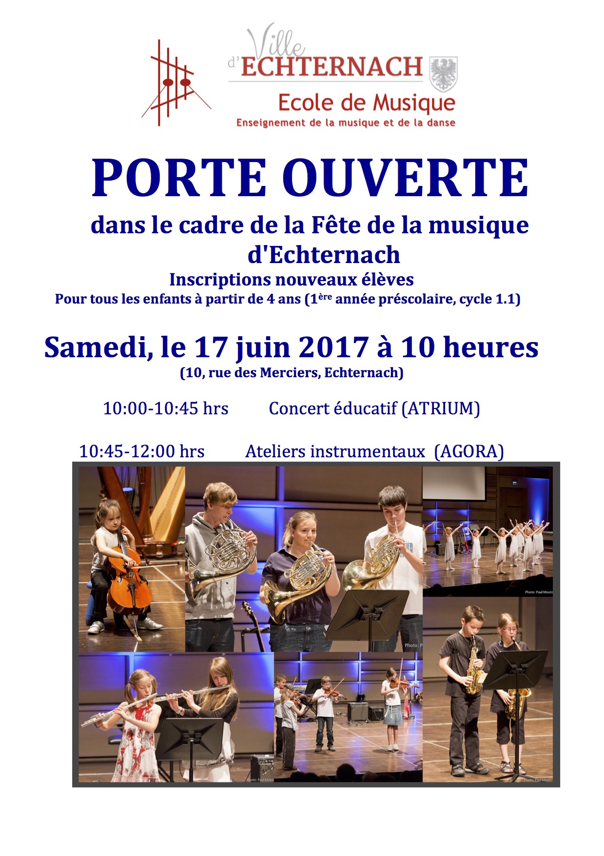Porte Ouverte 2017 Poster Francais